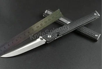CRK 7096 Карманный складной нож 5CR15MOV Лезвие ABS + стальная ручка Тактическая спасательная охота Рыбалка EDC Инструмент выживания Ножи