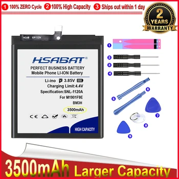 HSABAT 0 Cycle 3500 мАч BM3H Аккумулятор для Xiaomi Mi Play M1901F9E M1901F9T Высококачественный сменный аккумулятор