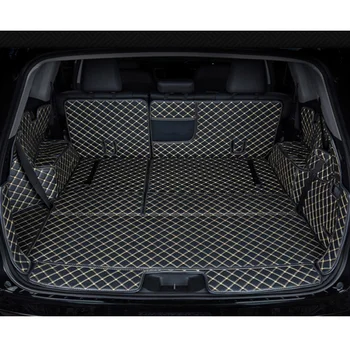 Пользовательский Хорошее качество! Полный комплект ковриков багажника автомобиля для Toyota Highlander 6 7 мест 2020-2014 водонепроницаемые прочные коврики багажника грузовые