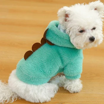 Толстовка с капюшоном для собак Пальто для домашних животных Утолщенный наряд для щенка Одежда для собаки и кошки для холодной погоды