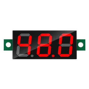 0,28 дюйма постоянный светодиодный цифровой вольтметр 0-100 В Измеритель напряжения Авто Автомобиль Мобильный тестер напряжения Детектор 12 В Красный Зеленый Синий Желтый