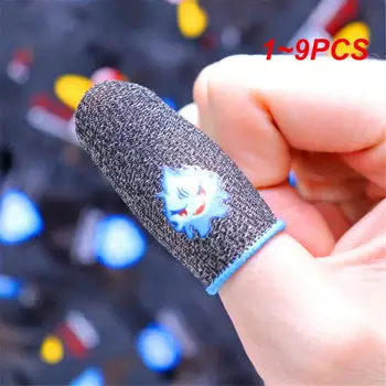 1 ~ 9 шт. Рукава для пальцев для игрового контроллера PUBG Mobile Gaming Sweatproof Sensitive Touch Screen Fingertip Cover Перчатки