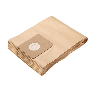 10 шт. Одноразовый бумажный пылесос Мешок для пыли Замена для пылесоса Karcher T14/1 9.755-253.0