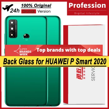  100% оригинал для Huawei P Smart 2020 Задняя крышка аккумуляторного отсека Корпус Дверная панель Чехол Крышка аккумуляторного отсека с объективом камеры