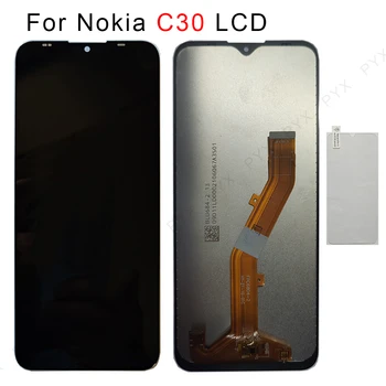 100% протестированный 6,82-дюймовый ЖК-дисплей для Nokia C30 ЖК-дисплей с сенсорным экраном в сборе Запасные части для ЖК-экрана Nokia C30