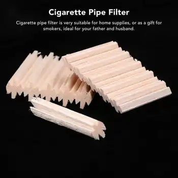 15 шт. 9 мм бальзовые фильтры сигаретная трубка фильтр смоляная фильтрация деревянный фильтр домашние принадлежности для курительной трубки табака