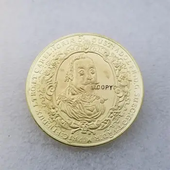 1632 Германия Золотая (латунь) медаль КОПИРОВАТЬ МОНЕТУ 