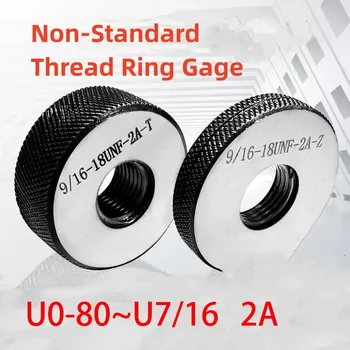 1SET(1*GO+1*NOGO) Американский нестандартный метрический кольцевой калибр с мелкой резьбой Точность 2A UNC/F/EF/S 6-32-1/4 5/16-28 10-24 0-80