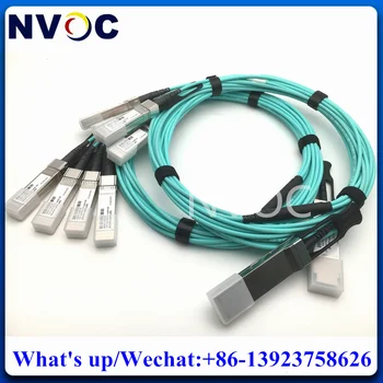 2 шт. Активный оптический кабель 40G - 4 * SFP 3 м, QSFP - 4 * 10G AOC Fiber, совместимый с Arista Cisco Dell Huawei Intel