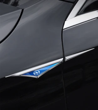 2 шт. Металлический тюнинг кузова автомобиля Автомобильная передняя дверь Декоративные наклейки для Toyota SCION Автомобильные аксессуары