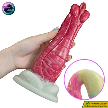 20 см чешуйчатая броня шаблон дракон фаллоимитатор мягкий силикон женщины мастурбатор секс-игрушки для киски анус задница мастурбация геи мужчины