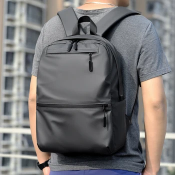 2023 Новая 14-дюймовая модная сумка через плечо большой емкости Легкая сумка для ноутбука Pu Backpack Travel Backpack
