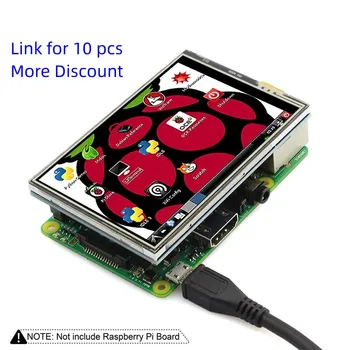 3.5''10шт Raspberry Pi дисплей raspberry pi 3 сенсорный дисплей ЖК-экран 480320 eletronica fai da te бесплатная доставка
