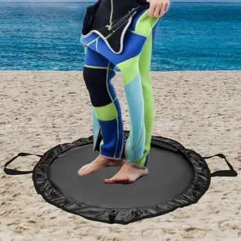 33,8 дюйма водонепроницаемый коврик для смены гидрокостюма пляжная сумка для переноски одежды с застежкой на шнурке для серфинга плавательный каяк