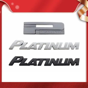 3D Premium PLATINUM Edition для Cadillac XTS TOYOTA SEQUOIA авто Двигатель Капот Крыло багажника Хвост Задняя наклейка Эмблема Значок