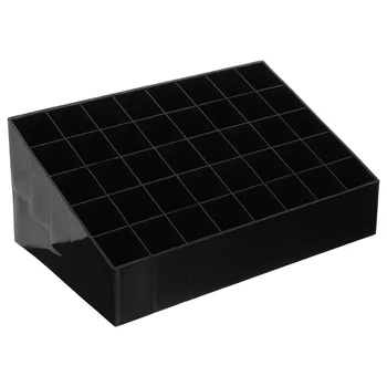40 слотов коробка для хранения губной помады креативный держатель для хранения помады для макияжа настольный органайзер для домашнего магазина (черный)