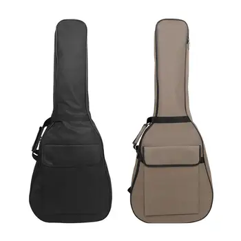 41-дюймовая сумка для акустической электрогитары водонепроницаемый чехол утолщенный рюкзак с двойными плечевыми ремнями большой емкости для акустической гитары