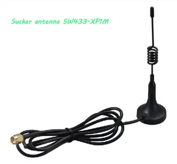 5 шт./лот SW433-XP1M - 433 МГц удлинитель 1 метр РЧ-кабель и интерфейс Антенна-присоска SMA-J
