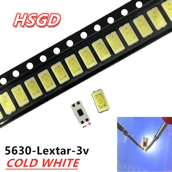 500 шт./лот Lextar Светодиодная подсветка 0,5 Вт 5630 3 В Холодная белая ЖК-подсветка для ТВ Применение PT56Z03 V2