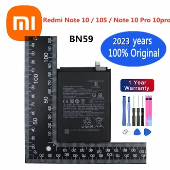 5000 мАч Высококачественный оригинальный аккумулятор BN59 для Xiaomi Redmi Note 10 10S / Note 10 Pro 10pro Батареи для телефона Bateria В наличии