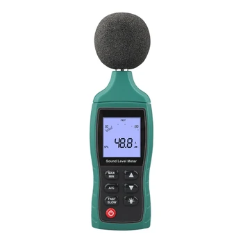 51BD Цифровой измеритель уровня шума Профессиональный тестер мониторинга звука в децибелах 30-130 дБ