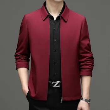 8907-T-Summer с короткими рукавами Индивидуальный костюм мужской тренд Корейская версия сплошного цвета снизу