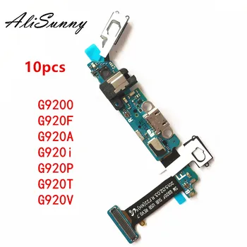 AliSunny 10 шт. Зарядный гибкий кабель для SamSung Galaxy S6 G920F G920A G920T G920V G920i G9200 USB Port Dock Connector Parts