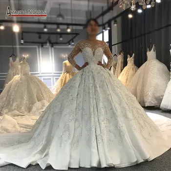 Amanda Novias Высокое качество Дизайн свадебного платья на заказ Роскошное свадебное платье