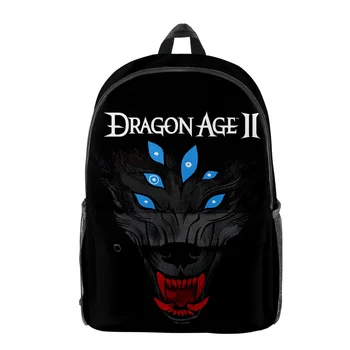 Dragon Age Dreadwolf Оксфордский тканевый рюкзак школьная сумка школьная сумка прогулка для отдыха пикник дорожная сумка