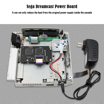DreamPSU Rev2.0 DC Console Оригинальный блок питания Замена адаптера питания постоянного тока Комплект адаптера для SEGA Dreamcast