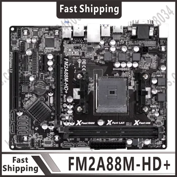FM2A88M-HD+ FM2 A88X материнская плата 2xDDR3 32 ГБ USB 3.1 HDMI Micro ATX для процессора A10 AD679K A8 AD7600