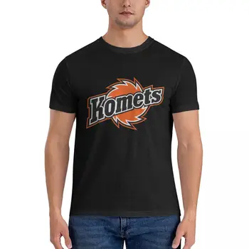 Fort Wayne Komets Хоккейная классическая футболка Футболка с коротким рукавом мужские футболки больших размеров толстовка фрукты ткацкого станка мужские футболки