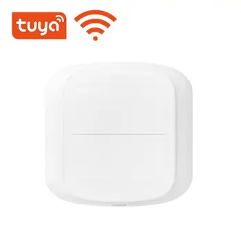 Gang Tuya WiFi Wireless 4 Scene Switch Кнопочный контроллер Пульт дистанционного управления автоматикой с питанием от батареи для устройств Tuya