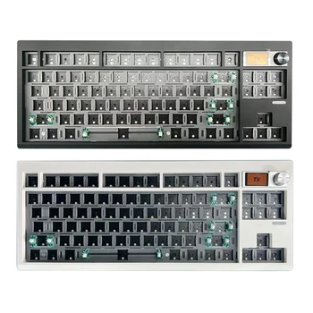 GMK87 Механическая клавиатура Игровая клавиатура VIA-программируемая компьютерная клавиатура Bluetooth-совместимая / 2,4 ГГц / Type-C для Win/Mac