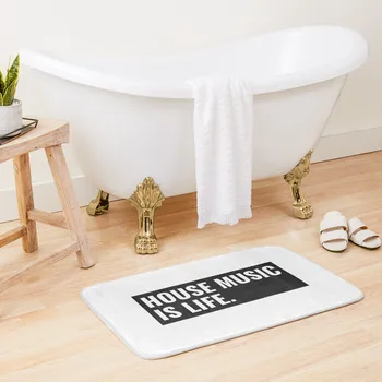 House Music Is Life Коврик для ванны Кухонные коврики Коврики в ванной комнате Ковер Противоскользящий впитывающий ковер для коврика для ванной