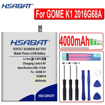 HSABAT 4000mAh GM01A Аккумулятор для смартфона GOME K1 2016G68A