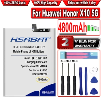 HSABAT 4800mAh HB476586ECW Аккумулятор для Huawei Honor X10 5G