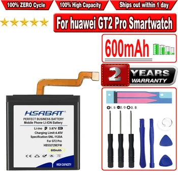 HSABAT 600mAh HB532729EFW Аккумулятор для Huawei GT2 Pro