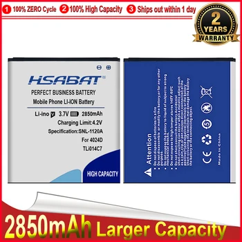 HSABAT Аккумулятор для мобильного телефона большей емкости 2850 мАч TLi014C7 для аккумулятора Alcatel OneTouch Pixi First 4024D 4024X 4.0