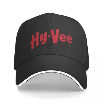 Hy-Vee Ретро 1950 логотип Бейсболка Регби Помпон Шапка Роскошная Мужская Шляпа Мужские Шляпы Женские