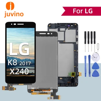 Juvino для LG K8 2017 X240 ЖК-дисплей оригинальный экран дисплея и сенсорный датчик дигитайзера в сборе с ремонтными инструментами