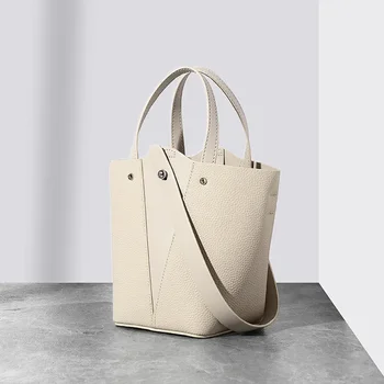 KUROYABU Niche Design Женская текстурная сумка через плечо Популярная женская текстурная сумка-ведро Высококачественная портативная пригородная женская сумка