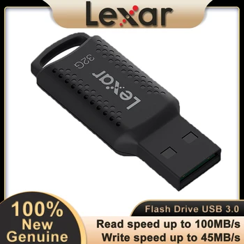 Lexar Original Pen Drive V400 USB 3.0 Высокоскоростной флэш-накопитель 32 ГБ 64 ГБ 128 ГБ Ключ JumpDrive 100 МБ/с Memory Stick для ПК/Mac