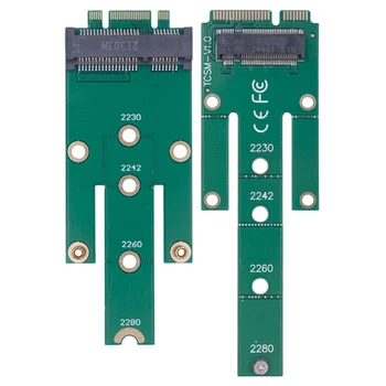 M.2 NGFF SSD Male Converter MSATA To NGFF Convert Card MSATA NGFF To MSATA Male Riser M.2 Адаптер M.2 для твердотельного накопителя 2230-2280 M2