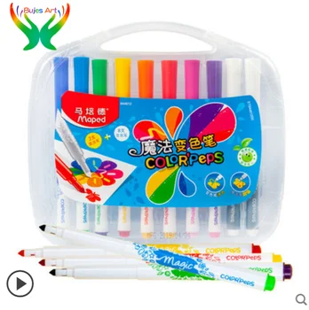 Maped Magic ручка для изменения цвета детская интересная акварельная ручка для изменения цвета 10 шт. 16 цветных художественных предложений