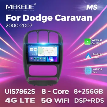 MEKEDE M800S UIS7862S Автомагнитола Для Dodge Caravan 2000-2007 Мультимедийный плеер GPS-навигация Для беспроводного Carplay Android Auto