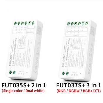 MiBoxer FUT035S+ Одноцветный двойной белый 2 в 1 FUT037S+ RGB RGBW RGBCCT 3 в 1 2.4G LED Strip APP пульт дистанционного управления диммер