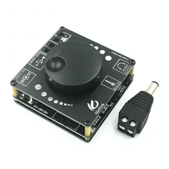 Mini Bluetooth 5.0 50WX2 Беспроводной аудио Мощность Цифровой усилитель Плата Стерео Усилитель 3,5 ММ AUX USB ПРИЛОЖЕНИЕ AP50L