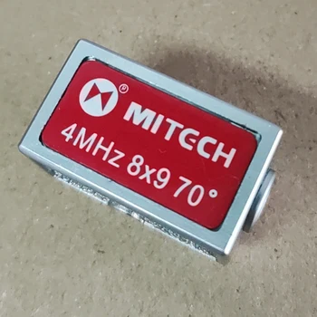 Mitech 4 МГц 8x9 мм 45 60 70 градусов Датчик наклонного луча для ультразвукового дефектоскопа