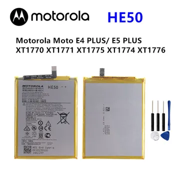 Motorola 100% оригинальный аккумулятор HE50 SNN5989A для Moto E4 Plus E5 PLUS XT1770 XT1771 XT1775 XT1774 XT1776 Батарея + Инструменты